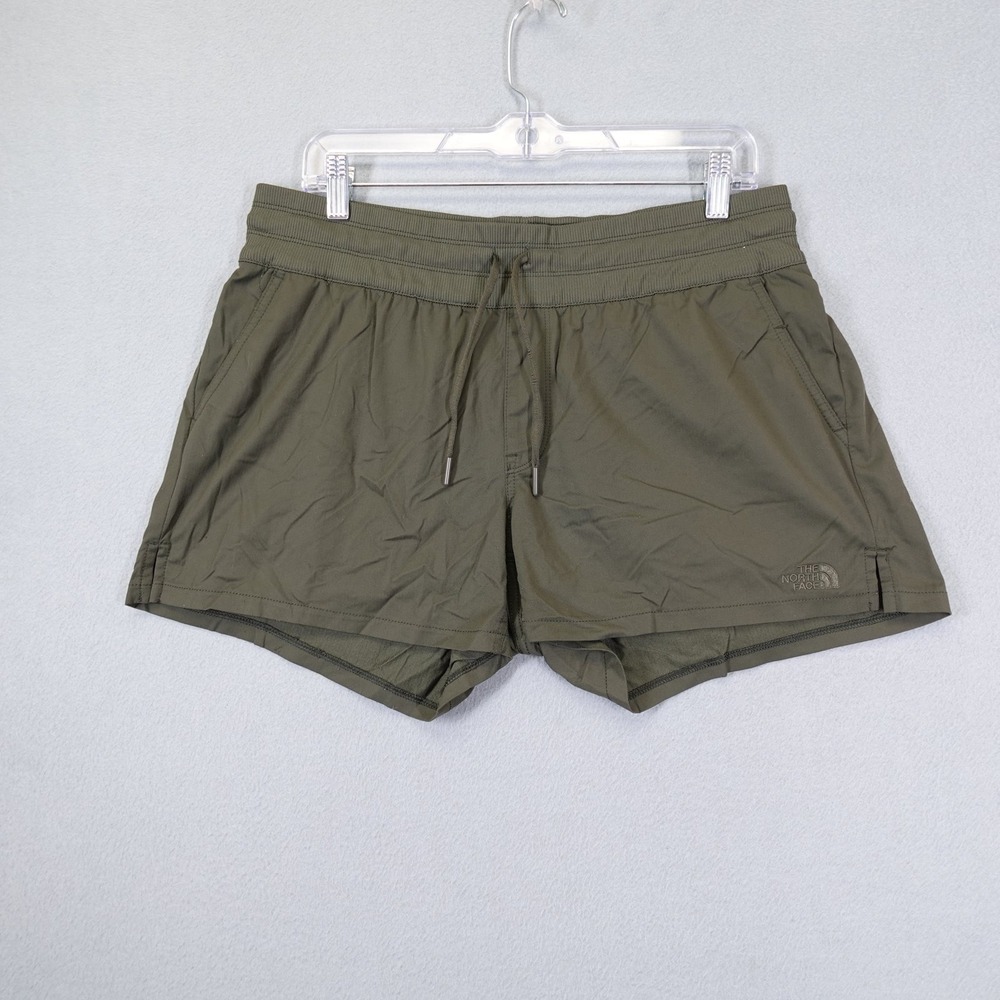 The North Face Shorts Womens L Green Aphrodite 2.0 Hiking Active Outdoor
